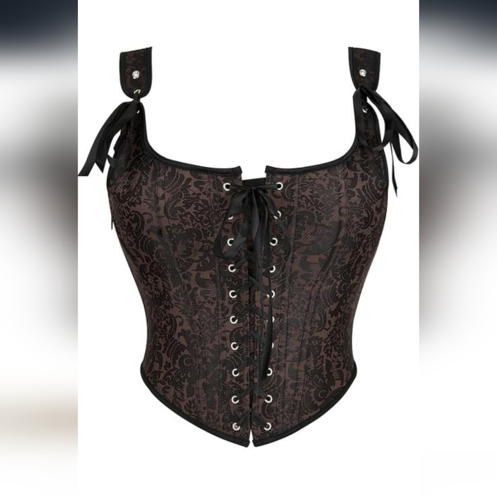 Elegant Black Corset Top